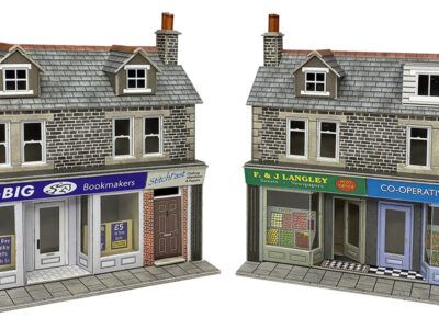 Metcalfe PO307 Low Relief Shop Fronts - Stone OO/HO Scale Kit